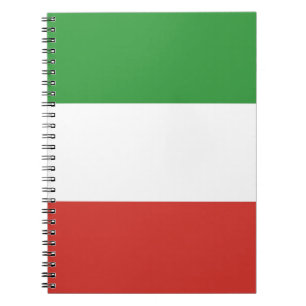 Caderno Espiral Bandeira italiana