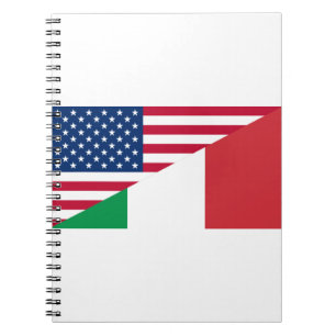 Caderno Espiral Bandeira italiana do Orgulho Americano, Itália
