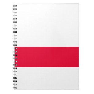 Caderno Espiral Bandeira Nacional da Polônia - Rzeczpospolita Pol