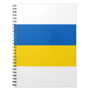 Caderno Espiral Bandeira Nacional da Ucrânia/к р ї а н а