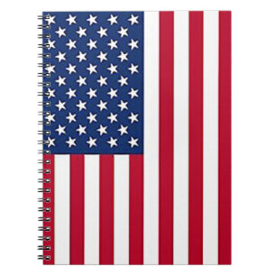 Caderno Espiral Bandeira Nacional dos Estados Unidos da América
