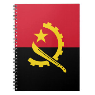 Caderno Espiral Bandeira Patriótica Angolana