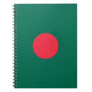Caderno Espiral Bandeira Patriótica Bangladesh