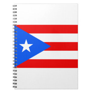 Caderno Espiral Bandeira Porto Rico