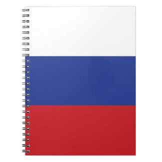 Caderno Espiral Bandeira Russa, Presente Patriótico do Orgulho Rus