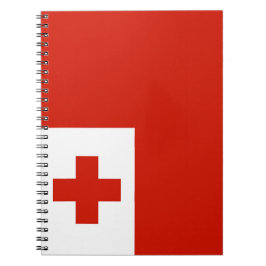 Caderno Espiral Bandeira Tonga