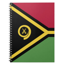 Caderno Espiral Bandeira Vanuatu