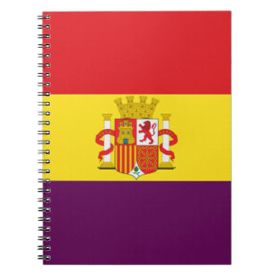 Caderno Espiral Bandera de la República Española