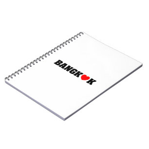 CADERNO ESPIRAL BANGKOK LOVE