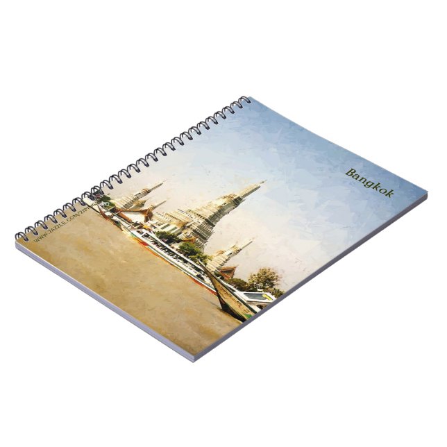Caderno Espiral Banguecoque, Tailândia (Left Side)