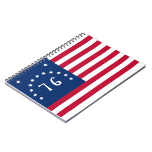 Caderno Espiral Banner de Bennington: A bandeira da batalha americ