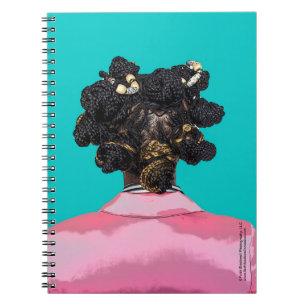 Caderno Espiral Bantu: notebook Tiffany