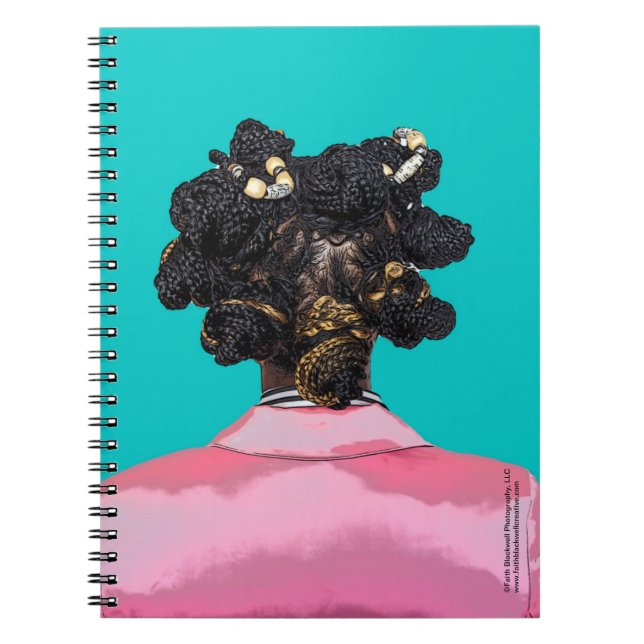 Caderno Espiral Bantu: notebook Tiffany (Frente)