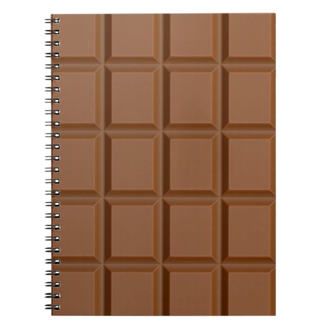 Caderno Espiral "Bar de chocolate" notebook personalizado (Frente)