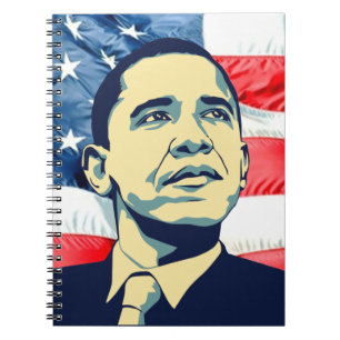 Caderno Espiral Barack Obama