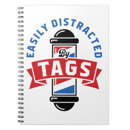 Caderno Espiral Barbershop Harmony facilmente distraído por Etique