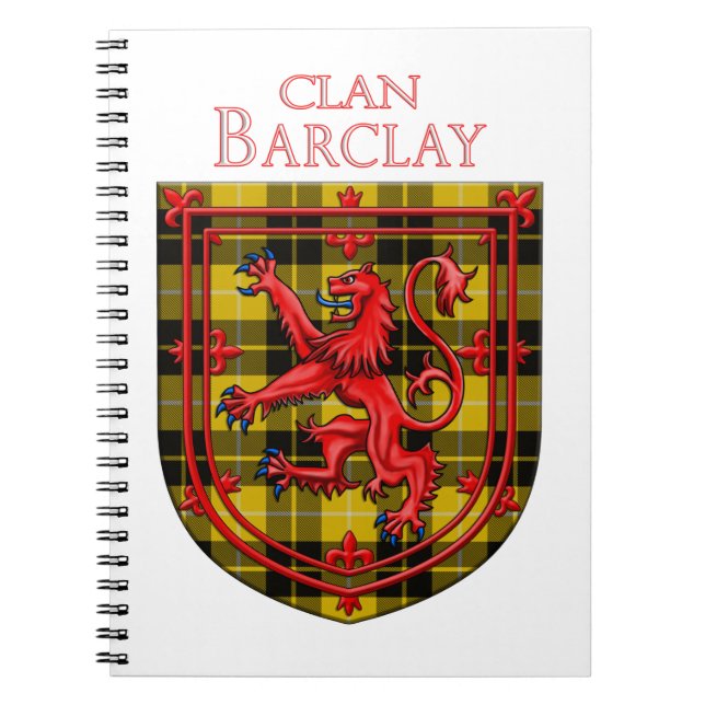 Caderno Espiral Barclay Dress Tartan Xadrez escocesa (Frente)