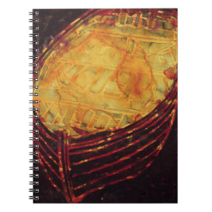 Caderno Espiral Barco amarelo 2007