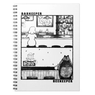 Caderno Espiral Barkeeper and Beekeeper