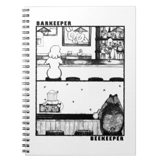 Caderno Espiral Barkeeper and Beekeeper