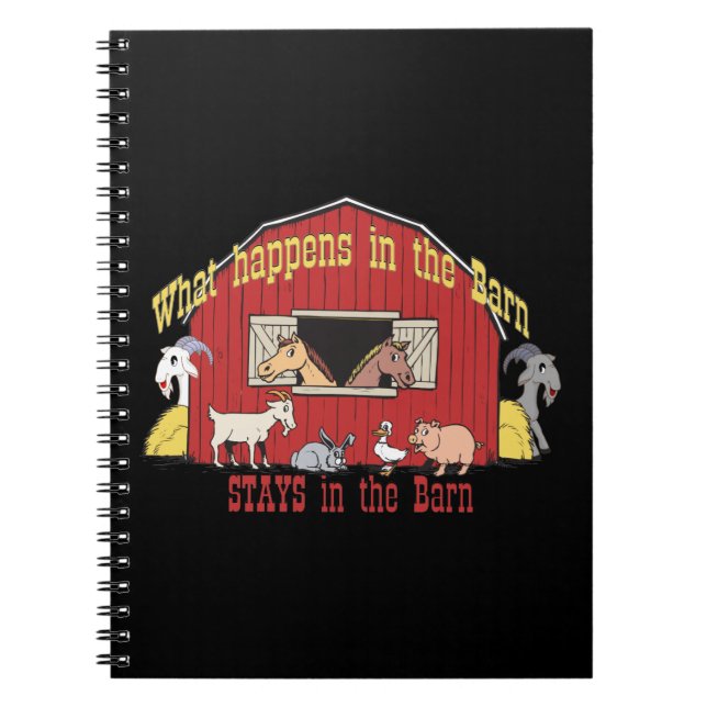 Caderno Espiral Barnyard Goat (Frente)
