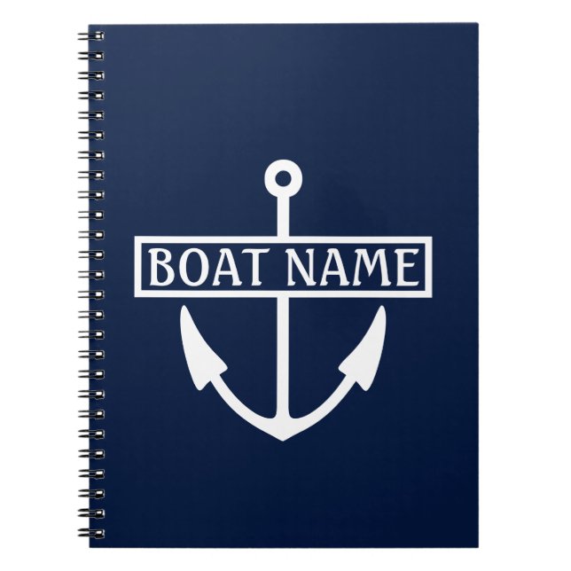 Caderno Espiral Barqueiro Anchor Cruise (Frente)