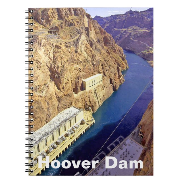 Caderno Espiral Barragem Hoover na Arizona (Frente)