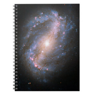 Caderno Espiral Barred Spiral Galaxy