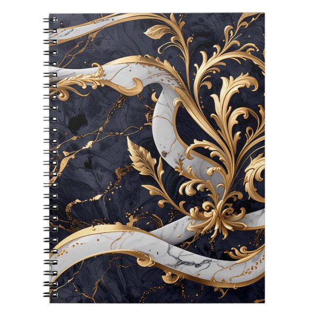 Caderno Espiral Barroco Inspirava Luxo (Frente)