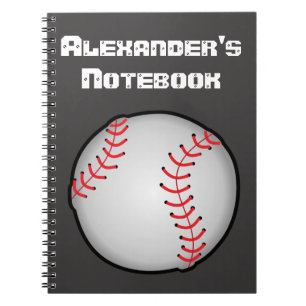 Caderno Espiral Baseball