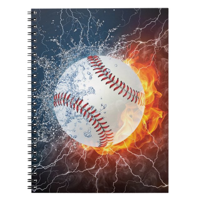 Caderno Espiral Baseball (Frente)