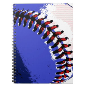 Caderno Espiral Baseball de pop Art