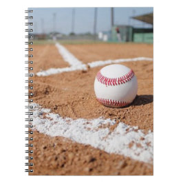 Caderno Espiral Basebol e Campo de Basebol