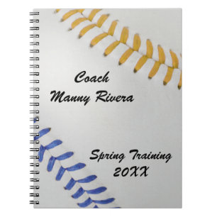 Caderno Espiral Basebol Fan-tastic_Color Laces_go_bl_personalized