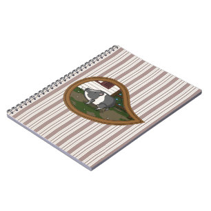 Caderno Espiral Baseie o notebook Pig