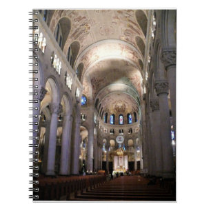 Caderno Espiral Basilica de Sainte Anne de Beaupre, Quebec, Canadá