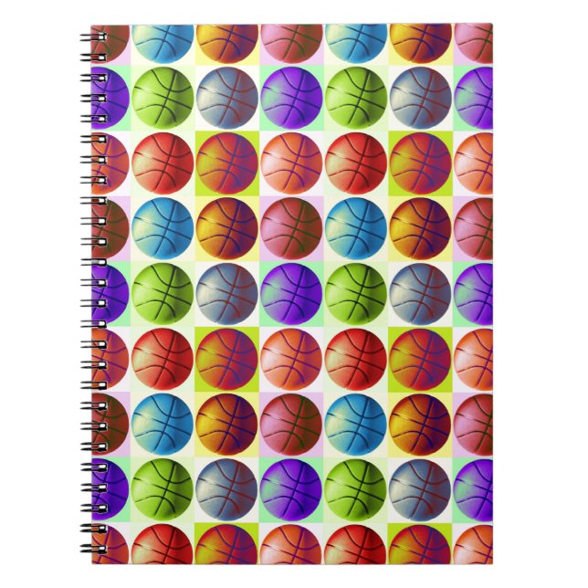 Caderno Espiral Basquete de pop (Frente)