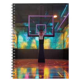 Caderno Espiral Basquete Vibrante