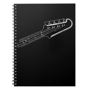 Caderno Espiral Bass Player Bass Guitar Design