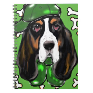 Caderno Espiral Basset Hound