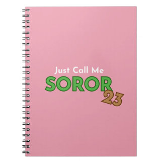Caderno Espiral Basta Me Chamar De Notebook Soror 2023