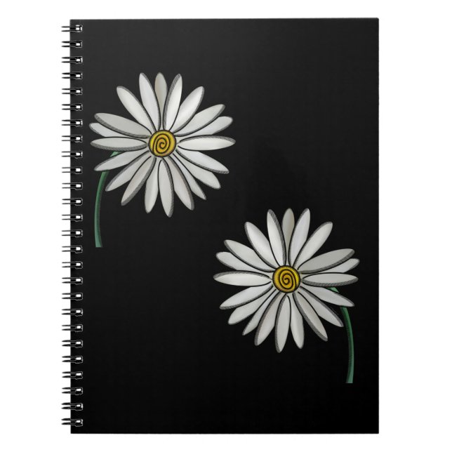 Caderno Espiral Basta o notebook Daisies (Frente)