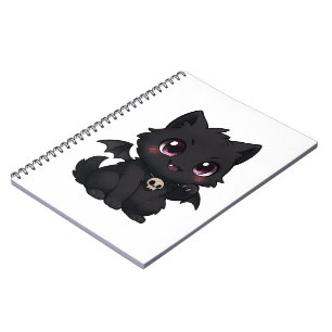 Caderno Espiral - "Bat Cat Blaze"