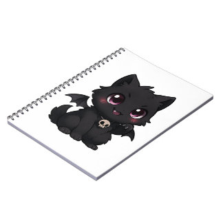 Caderno Espiral - "Bat Cat Blaze"