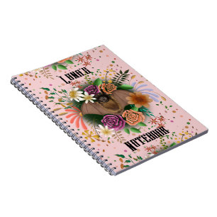 Caderno Espiral Bat Flowers Floral Botânica