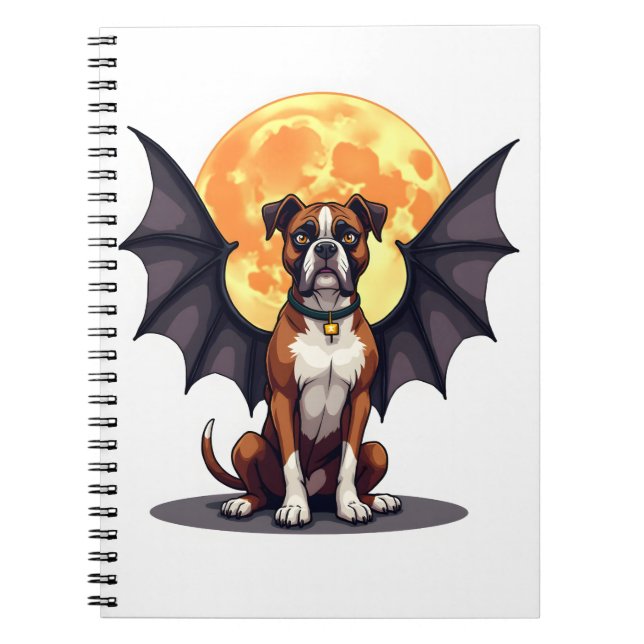 Caderno Espiral Bat Wings Boxer (Frente)