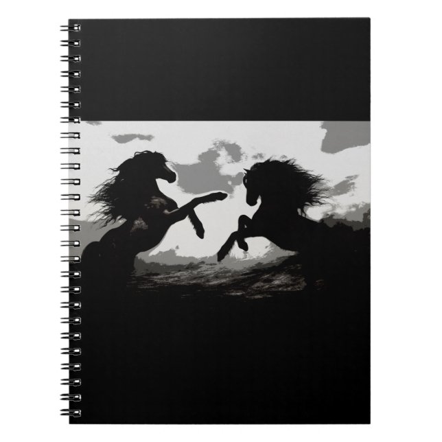 Caderno Espiral Batalha dos Cavalos - Arte Equina (Frente)