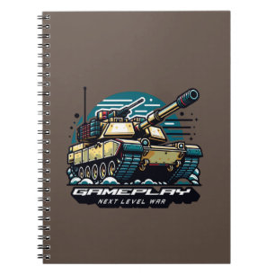 Caderno Espiral Batalhas blindadas: Jogos de próximo nível