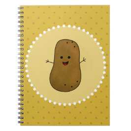 Caderno Espiral Batata Feliz