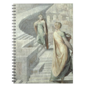 Caderno Espiral Bathsheba que visita David, c.1553